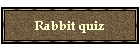 Rabbit quiz