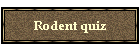 Rodent quiz