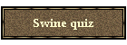 Swine quiz